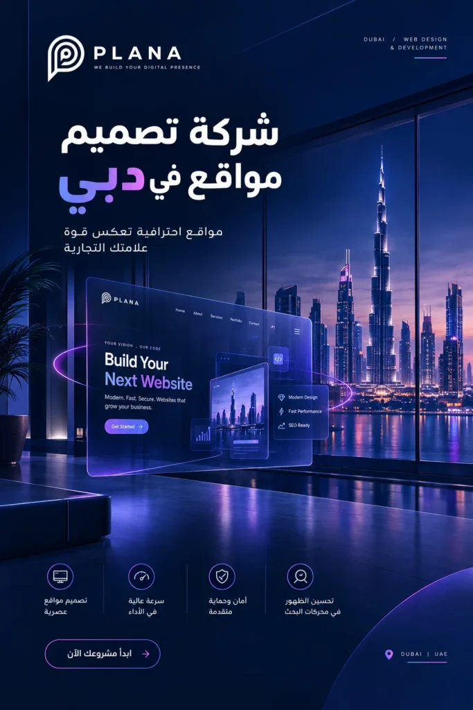 شركة تصميم مواقع في دبي | تصميم وتطوير مواقع احترافية شركة تصميم مواقع في دبي